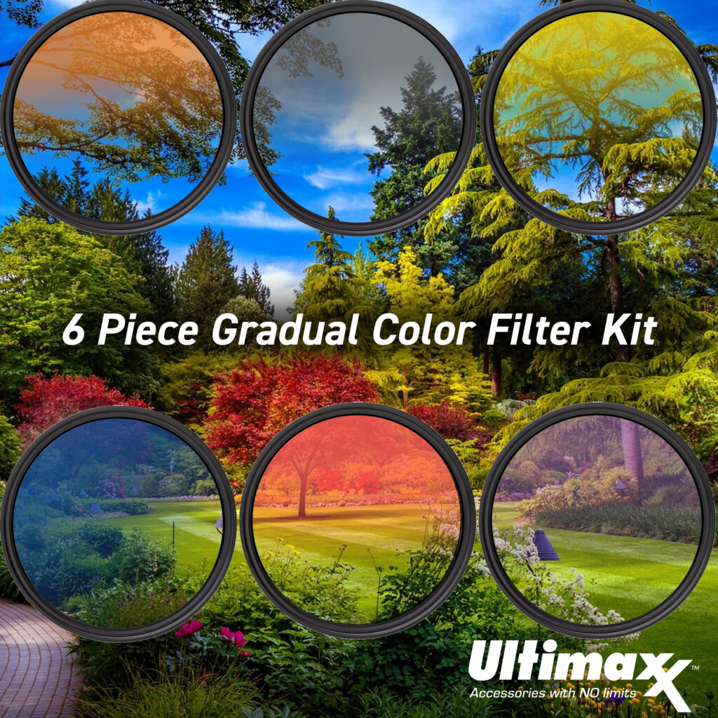 Professional 6PC Gradual Color Filter Set Ultimaxx