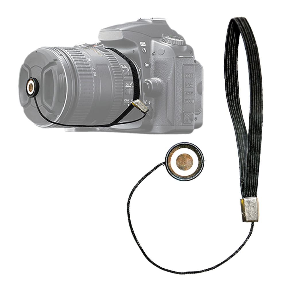 Universal Lens Cap Holder Keeper – Never Lose Your Camera Lens Cap Again (Fits All Caps)
