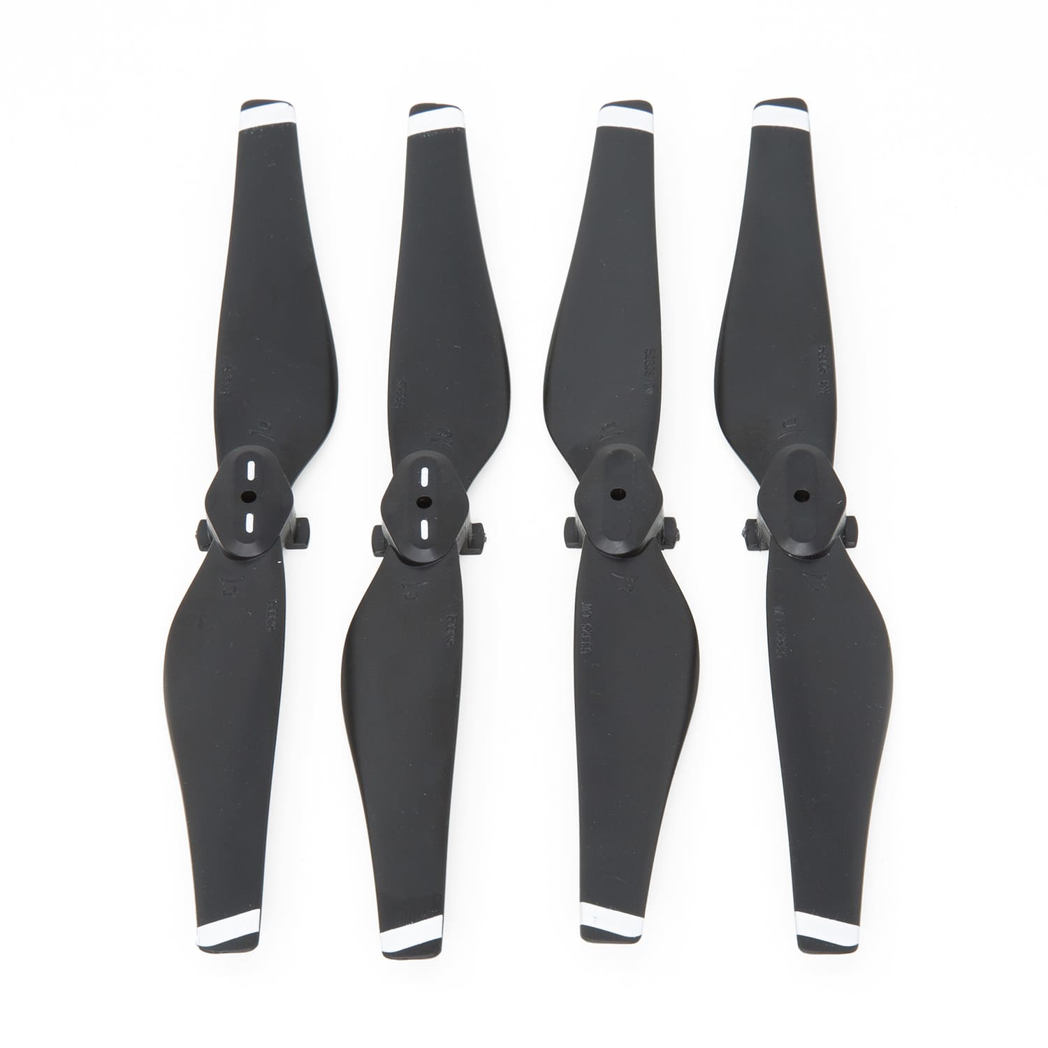 2 Pairs 5332S (CW/CCW) Quick Release Propellers for DJI Mavic Air (Grey with White Stripe)