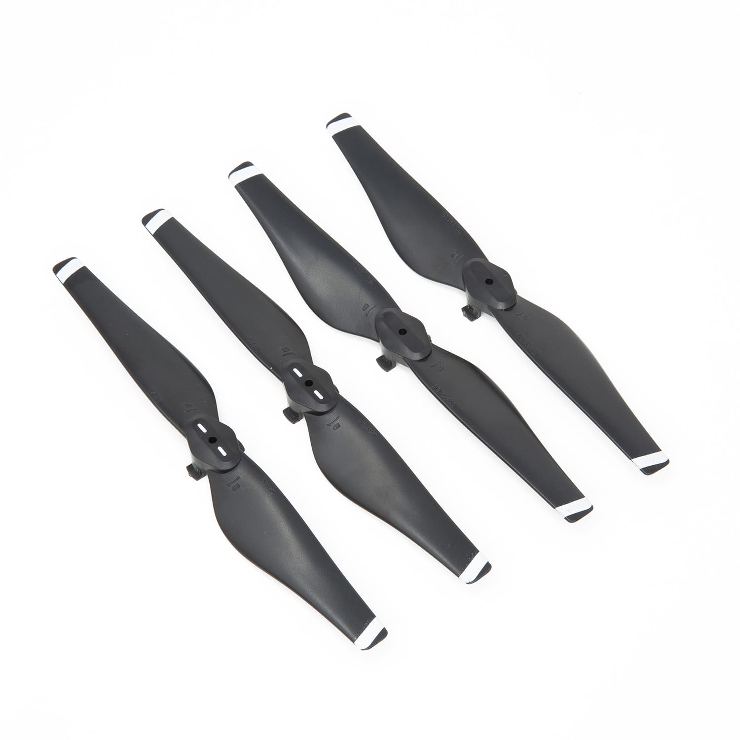 2 Pairs 5332S (CW/CCW) Quick Release Propellers for DJI Mavic Air (Grey with White Stripe)