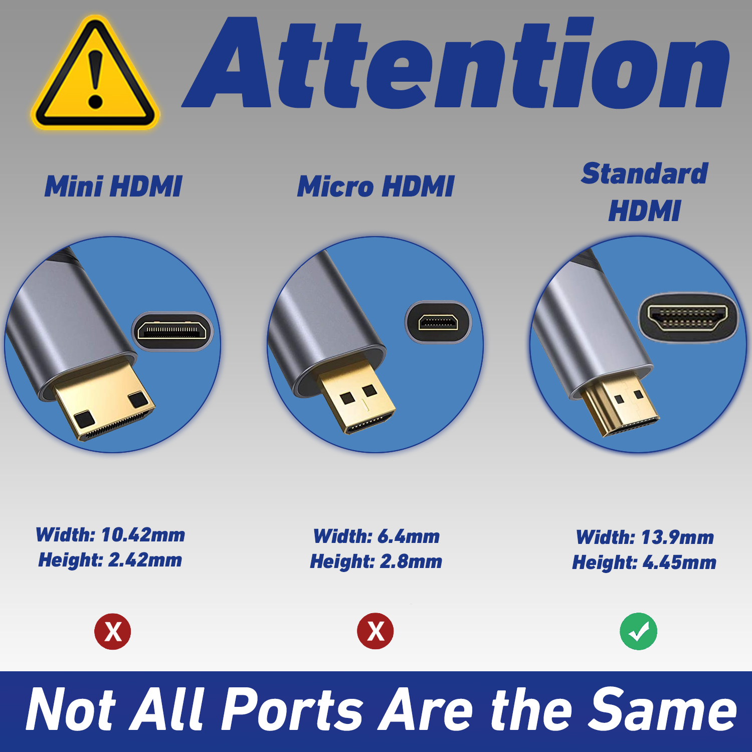 Standard HDMI (A-A) - 6ft Ultimaxx